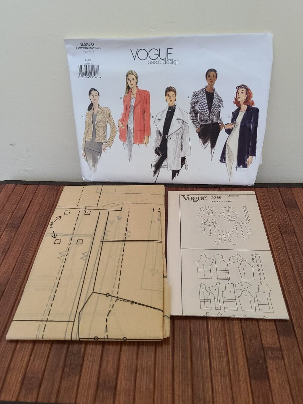 Two Vintage 90s Vogue Patterns Sz L-XL - 12-16 - Picture 4 of 8